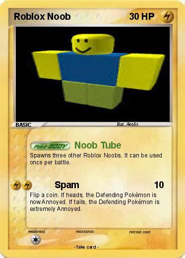 Pokémon Roblox Noob 50 50 Noob Tube My Pokemon Card