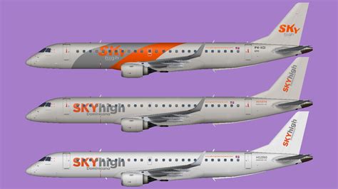 Sky High Aviation Services Embraer 190 Fleet