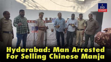 Hyderabad Man Arrested For Selling Chinese Manja Sankranthi Kite Old City Hyderabad Youtube