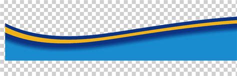 Onda Azul Y Amarilla Logotipo De La Marca Líneas Curvas Azules Png