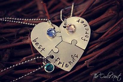 Forever Friends Wallpapers Bff Piece Puzzle Necklace