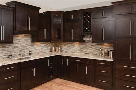 See more ideas about espresso cabinets, kitchen design, kitchen remodel. Espresso Shaker - AMF Cabinets