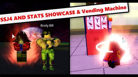 Ssj4 And Stats And Broly World And Vending Machines Dbz Final Stand Youtube