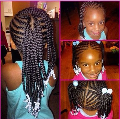 38 Braids With Beads Hairstyles For Young Black Girls