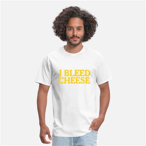 Funny Packer Cheesehead Bleed Cheese Mens T Shirt Spreadshirt