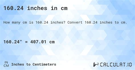 16024 Inches In Cm Convert