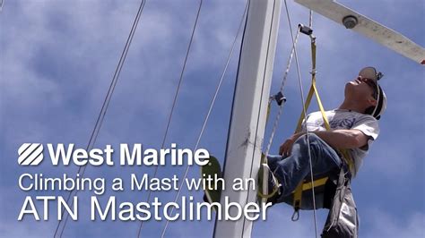 How To Safely Climb Your Mast With An Atn Mastclimber Youtube
