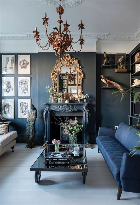 27 Cool Gothic Living Room Designs Digsdigs