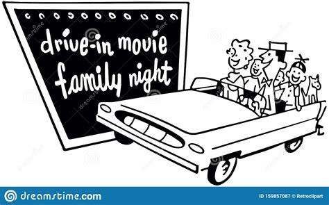 Buy movie tickets in advance, find movie times, watch trailers, read movie reviews, and more at fandango. Drive-In Movie Family Night Stock Illustration ...