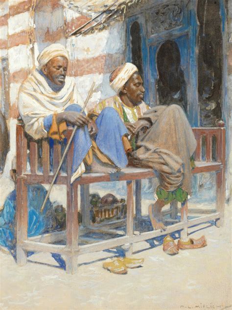 Bonhams Leopold Alphons Mielich Austrian 1863 1929 A North African