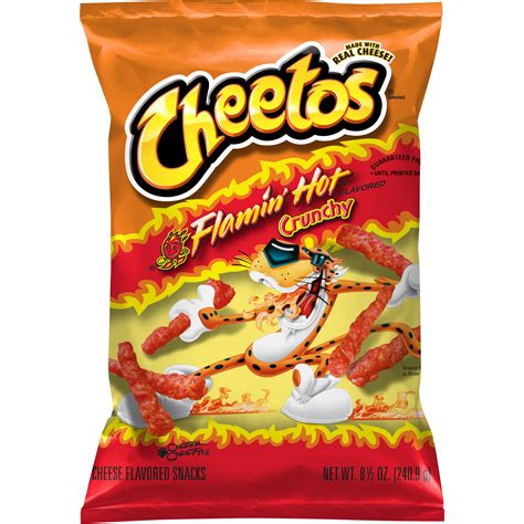 Buy Cheetos Crunchy Flamin Hot Cheese Flavored Snacks 85 Oz Bag Online At Desertcart Japan