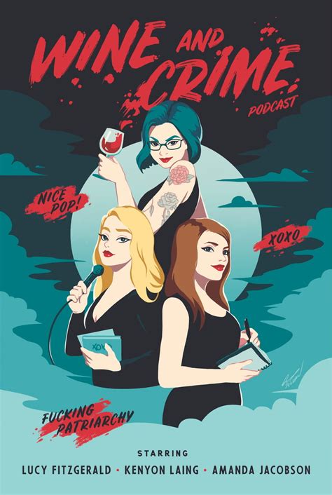 Gals Poster Signed And Unsigned Wine And Crime Podcast