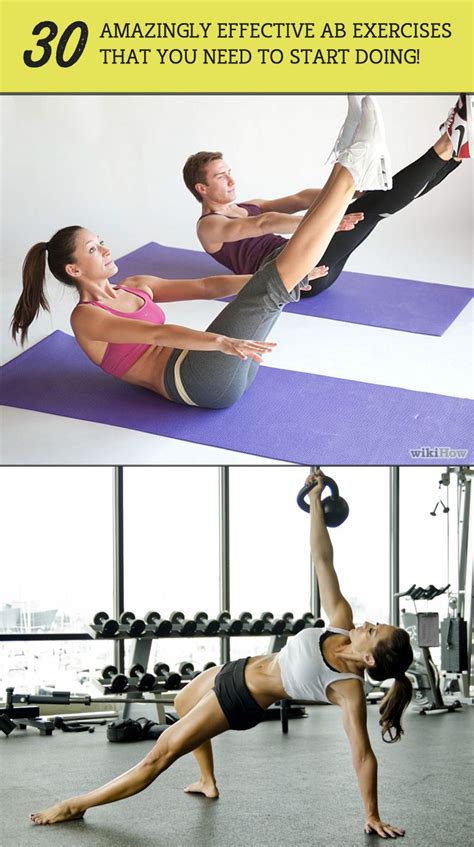 Want Abs Try These 30 Amazingly Effective Ab Exercises Abs Workout Effective Ab Workouts