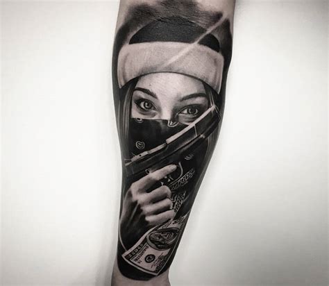 Gangsta Girl Tattoo By Jackart Tattoo Photo 30987