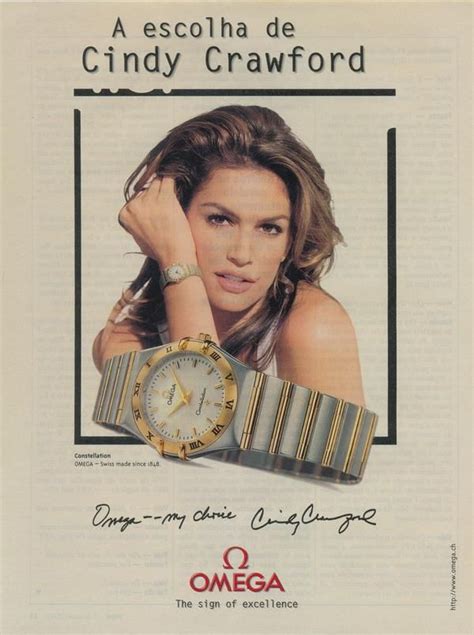 1997 Omega Watches Ads Cindy Crawford Cindy Crawford 80s And 90s Fashion Crawford