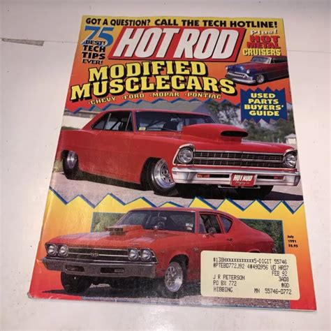 Hot Rod Magazine July 1991 Modified Musclecar Metal Cruisers 67