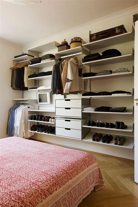 Pin By Lenka Dinnage On Storage Shelves In Bedroom Clothes Shelves
