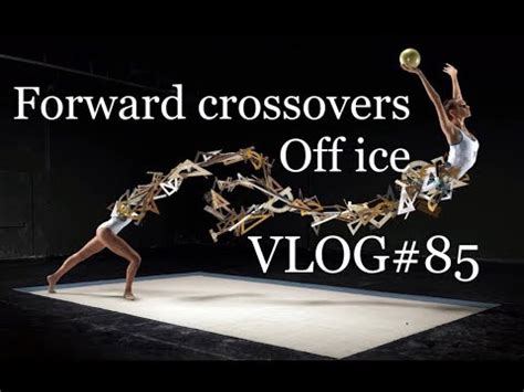 How to do forward crossovers on figure skates pt 1, basic figure skating tutorial. VLOG#85 Forward crossovers.Off ice⛸figure skating - YouTube