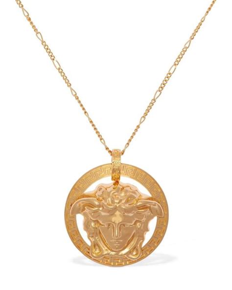 Versace Medusa Western Chain Necklace In Gold Metallic For Men Lyst