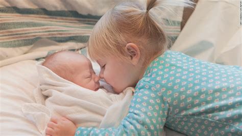 Some sibling gifts can help the child understand the special relationship he or she has with the baby. Kids meeting their baby siblings