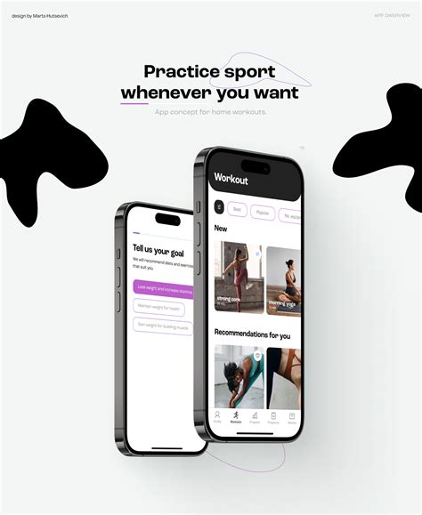Fitness Mobile App Uiux Design On Behance