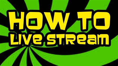 To help make sure your next live stream is a success here's our 9 best tips on how to live stream music. How to Live Stream Gameplay on Youtube and Twitch Tv ...