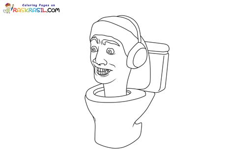 Dibujo Para Colorear De Skibidi Toilet Skibidi Toilet Coloring Pages