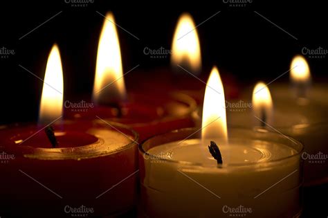 Burning Candles High Quality Holiday Stock Photos ~ Creative Market