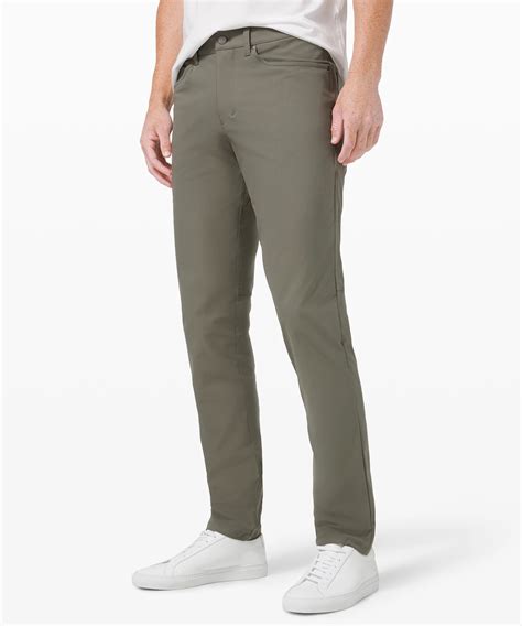 Lululemon Abc Classic Fit Pants 34 Warpstreme In Grey Sage Modesens
