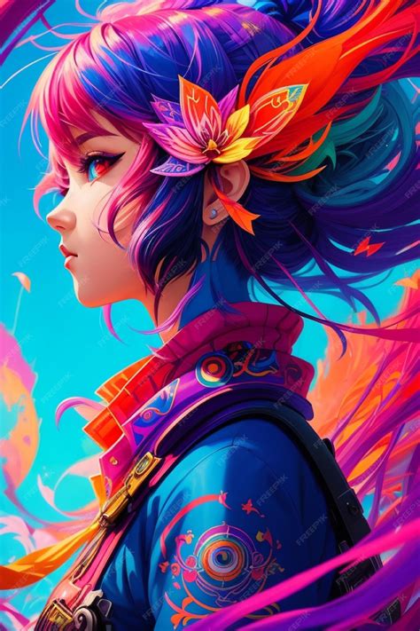 Premium AI Image | Immerse yourself in a captivating realm where anime