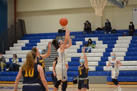 Halls Abby Magendantz Puts Up A Shot Against Simsbury As Teammate