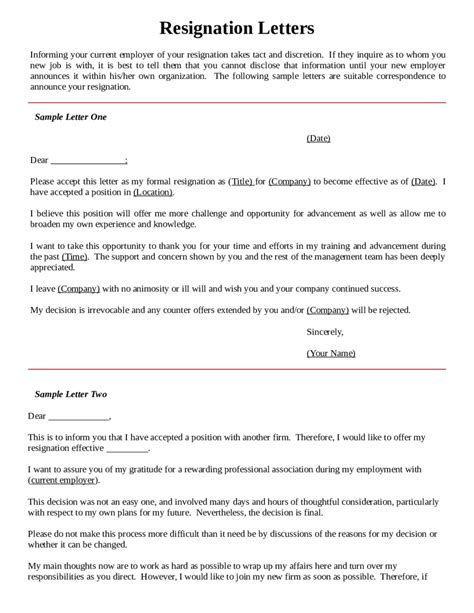 2022 Employee Resignation Form Fillable Printable Pdf Forms Handypdf Images