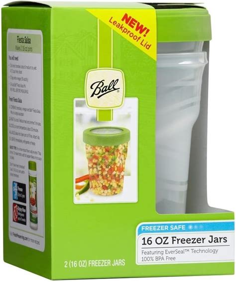 Ball Jar 16 Ounce Plastic Freezer Jar Amazonca Home And Kitchen