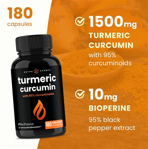 Buy Turmeric Curcumin With Bioperine Mg Capsules With