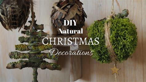 Diy Natural Christmas Decorations Youtube