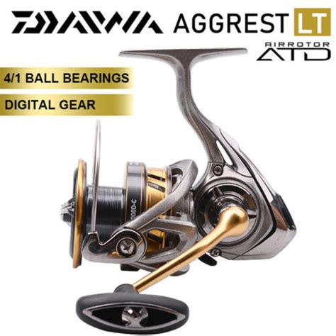 Daiwa Aggrest LT Spinning Fishing Reel 4 1BB Powerful High Speed