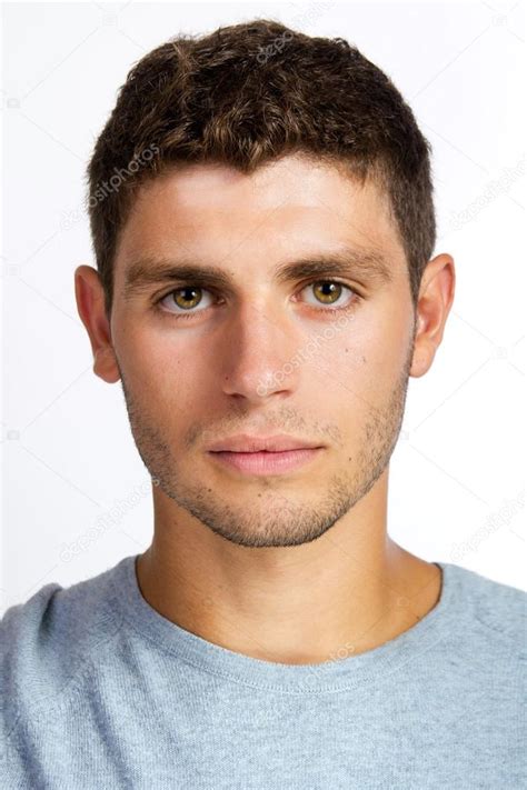 Closeup Portrait Of Serious Young Man Stock Photo By ©nenetus 36458971