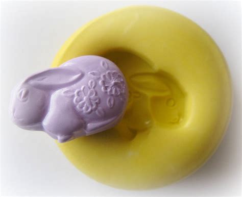 Easter Bunny Rabbit Mold Polymer Clay Cabochon Mold Resin Clay Etsy