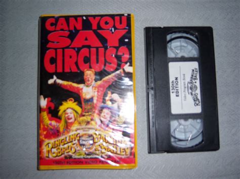 Ringling Bros Barnum Bailey Circus Th Edition Souvenir Vhs Tape