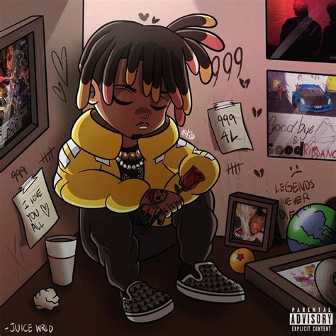 Enjoy the beautiful art of anime on your screen. Juice Wrld Fan Art Anime : Juice Wrld Fanart Anime Rapper Rapper Art Cartoon Juice Wrld Cartoon ...