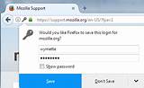 Mozilla Password Manager