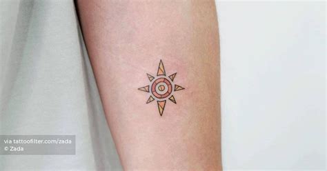 Digimon Courage Symbol Tattoo On The Inner