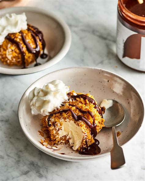 Freeze for about 2 hours until very firm. Fried Ice Cream Recipe | Kitchn
