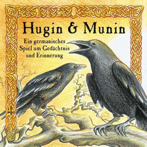 Oden sänder dagligen ut korparna i världen för att inhämta information åt honom. Hugin & Munin - Deutscher Buchdienst