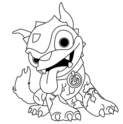 Download and print these hot dog coloring pages for free. Coloriage Skylanders Hot Dog dessin gratuit à imprimer
