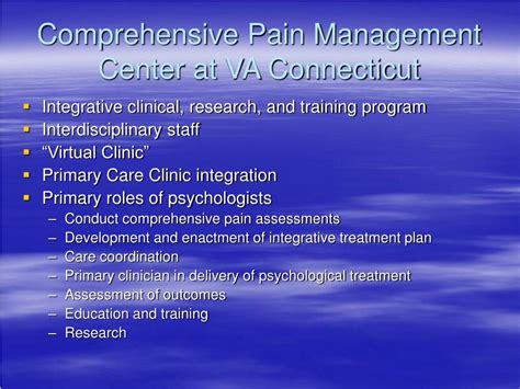 Ppt Integrated Models Of Care Pain Management Powerpoint