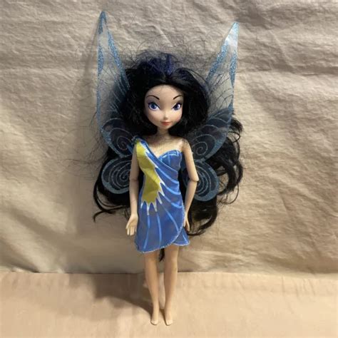 Disney Store Great Fairy Rescue Silvermist Doll Flutter Wings Blue