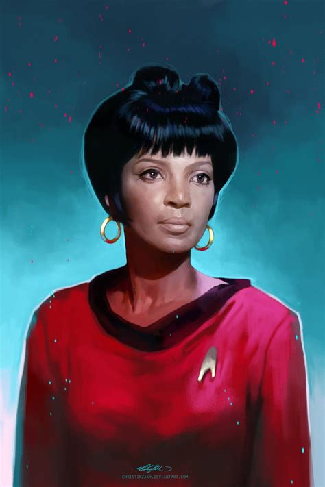 Uhura By Christinzakh On Deviantart Star Trek Art Star Trek