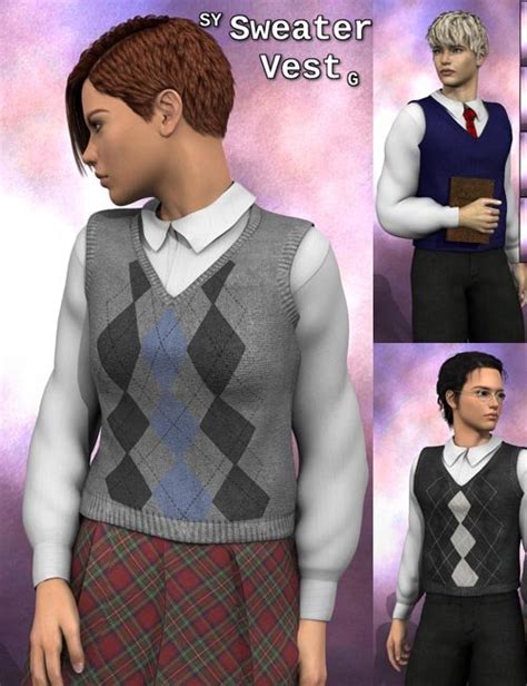 Sweater Vest Outfit For Genesis 8 Male S Best Daz3d Poses Download Site