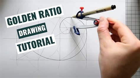 How To Draw A Golden Ratio Rectangle And Spiral Sacred Geometry